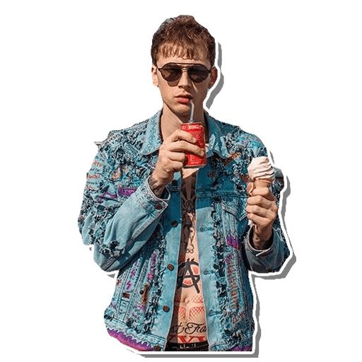 Стикер «Machine Gun Kelly-3»