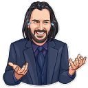 Набор стикеров «Киану Ривз»