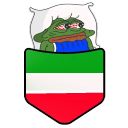 Набор стикеров «Лягушка Пепе в кармане»