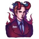Набор стикеров «Play the Devil not God»